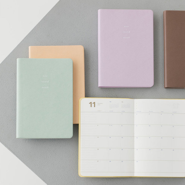 2022 Notable memory slim B6 dated monthly planner 2022 Notable memory slim B6 dated monthly planner