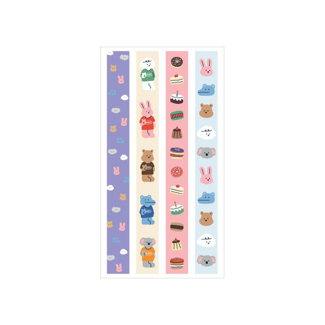 Dailylike My Buddy Paper Sticker Set Ver2 Dailylike My Buddy Paper Sticker Set Ver2
