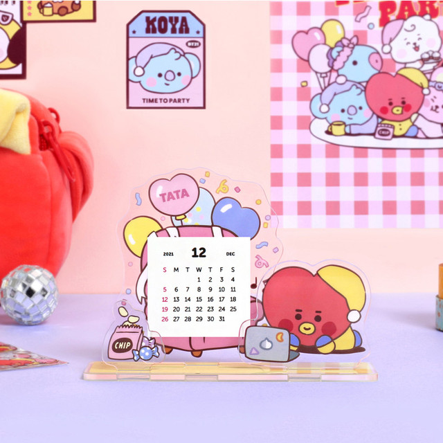 BT21 2022 Party Acrylic Standing Monthly Calendar