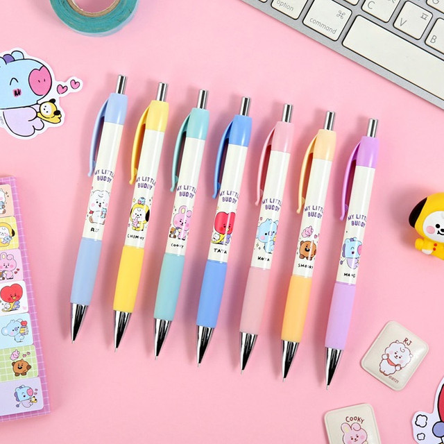 BT21 Little Buddy Retractable Sharp Mechanical Pencil Set BT21 Little Buddy Retractable Sharp Mechanical Pencil Set