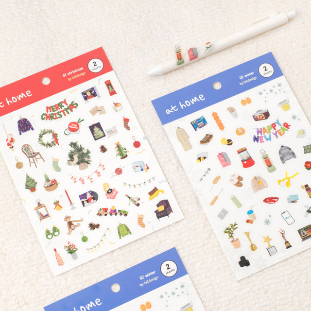 Byfulldesign At Home Useful Deco Sticker Sheet Set Ver3 Byfulldesign At Home Useful Deco Sticker Sheet Set Ver3