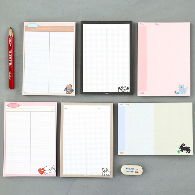 ROMANE More Happy A5 Grid Writing Notepad ROMANE More Happy A5 Grid Writing Notepad