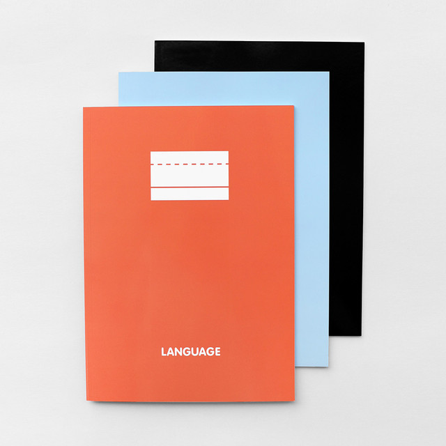 Language Study B5 size Lined Notebook Ver4