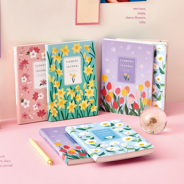 2023 Flower Pattern Dated Weekly Journal Diary 2023 Flower Pattern Dated Weekly Journal Diary