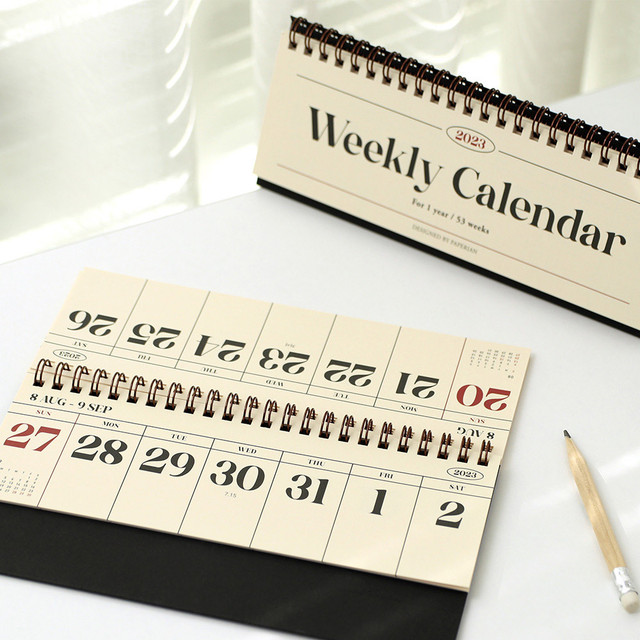2023 Classic Long Weekly Standing Flip Desk Calendar 2023 Classic Long Weekly Standing Flip Desk Calendar