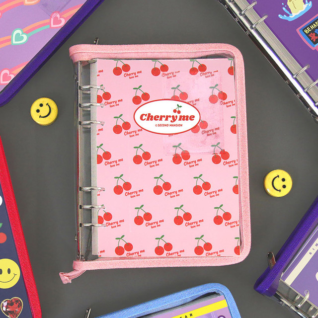 Retro 6-Ring A5 Zippered Dateless Diary Retro 6-Ring A5 Zippered Dateless Diary