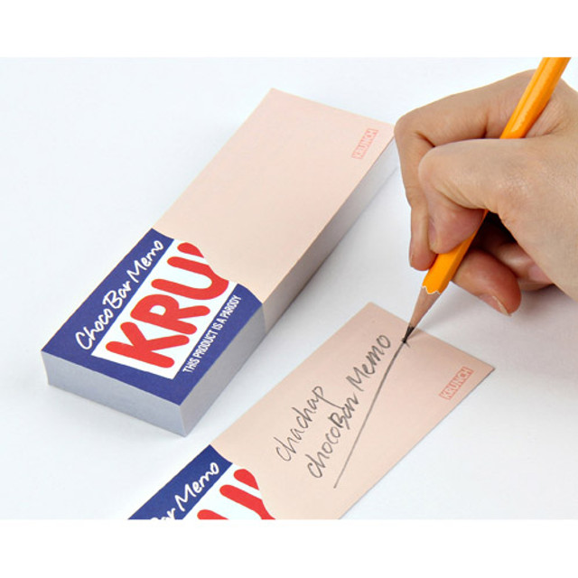 Krunch chocobar memo pad 100 sheets Krunch chocobar memo pad 100 sheets