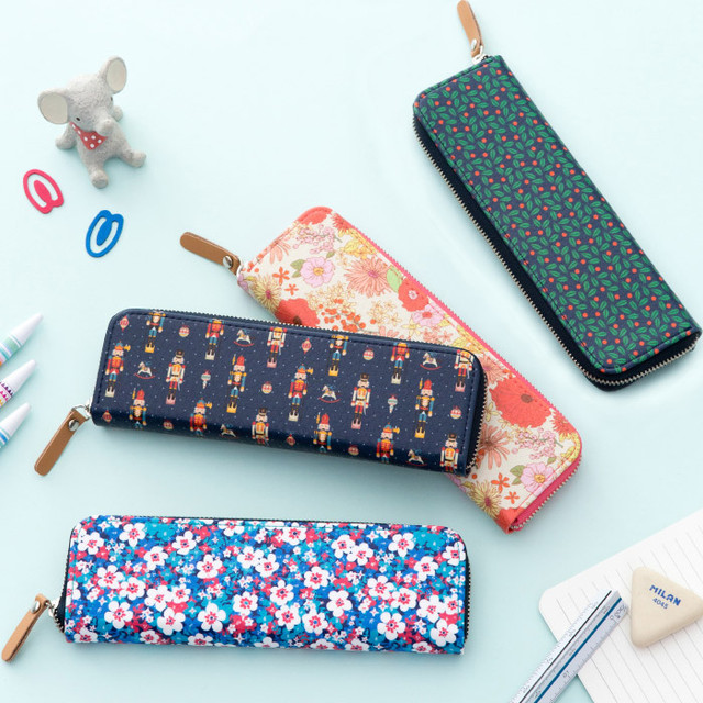 Pattern handy zipper pencil case Pattern handy zipper pencil case