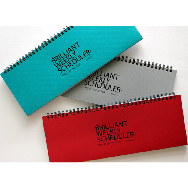 Brilliant weekly desk scheduler memo note Brilliant weekly desk scheduler memo note
