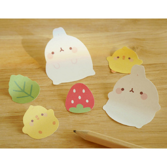 Molang cute animal sticky memo note Molang cute animal sticky memo note