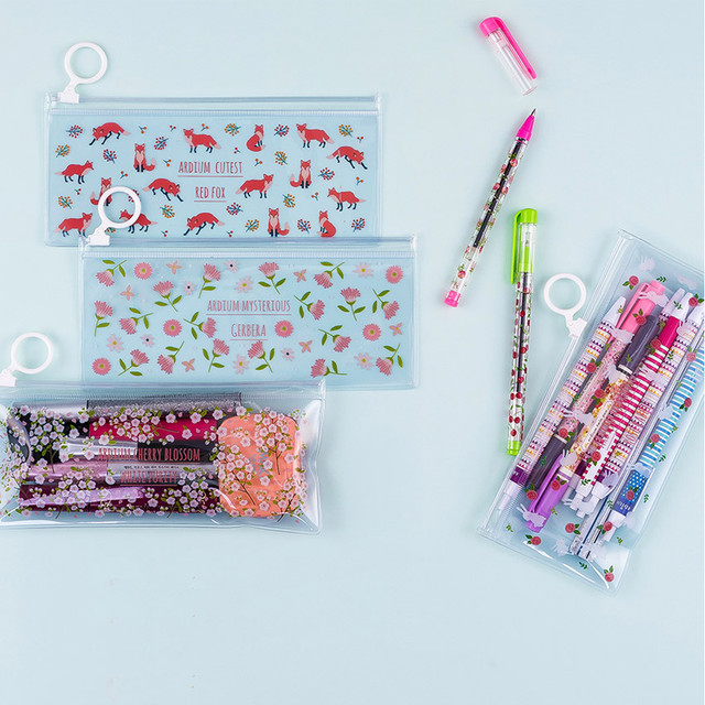 Pattern bling clear zip lock small pouch Pattern bling clear zip lock small pouch