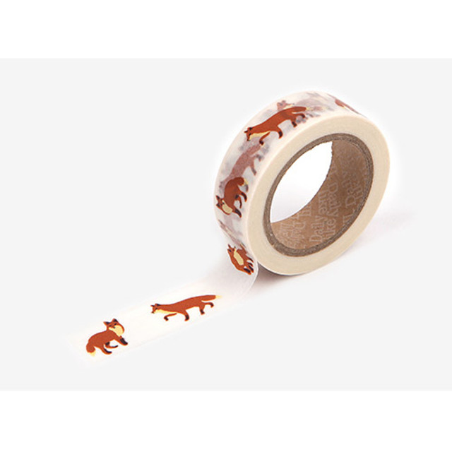 Masking tape single - Winter fox Masking tape single - Winter fox