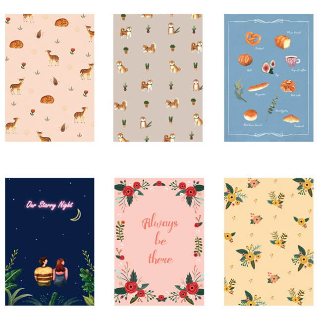 Pattern illustration letter paper and envelope set Pattern illustration letter paper and envelope set