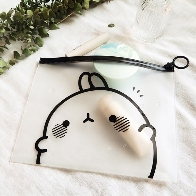 Molang zip lock large pouch ver2 Molang zip lock large pouch ver2