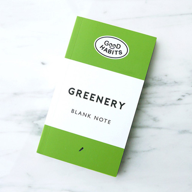 Good habits Greenery plain notebook Good habits Greenery plain notebook