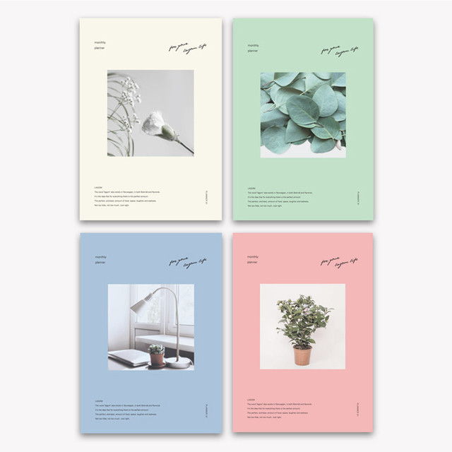 Lagom one month undated daily planner Lagom one month undated daily planner