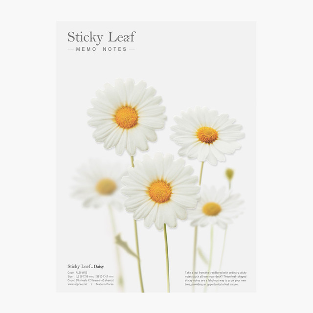 Daisy large sticky memo notes Daisy large sticky memo notes
