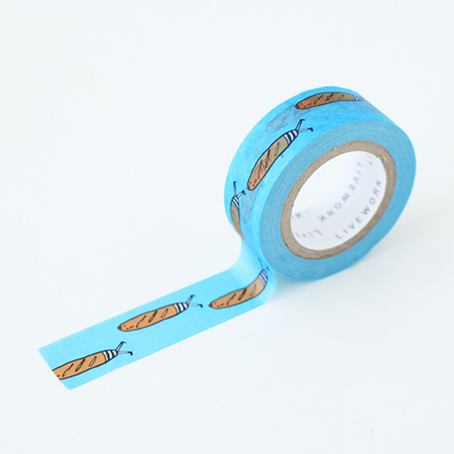 Jam Jam baguette 0.59"X11yd single deco masking tape Jam Jam baguette 0.59"X11yd single deco masking tape