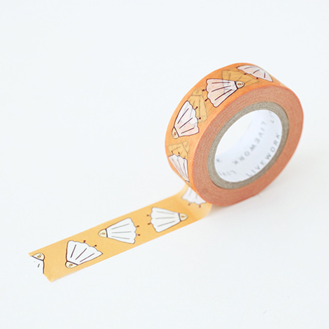 Jam Jam shuttlecock 0.59"X11yd single deco masking tape Jam Jam shuttlecock 0.59"X11yd single deco masking tape