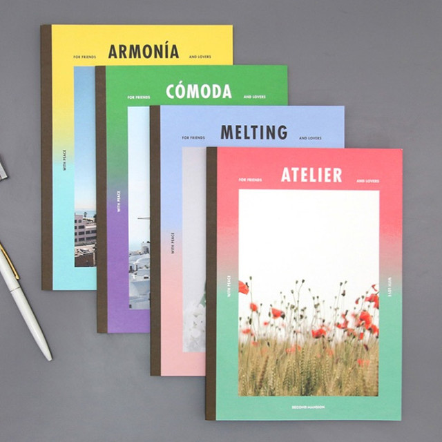 Second Mansion Colorful B5 size grid-lined class notebook ver3 Second Mansion Colorful B5 size grid-lined class notebook ver3