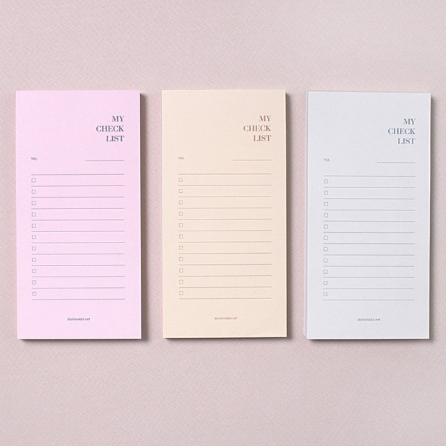 Dash and Dot My checklist notepad Dash and Dot My checklist notepad