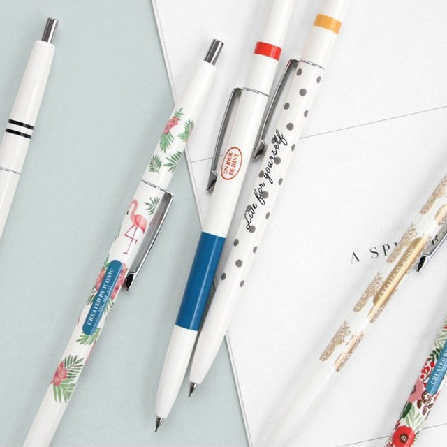 ICONIC Retro 0.5mm retractable sharp mechanical pencil ICONIC Retro 0.5mm retractable sharp mechanical pencil