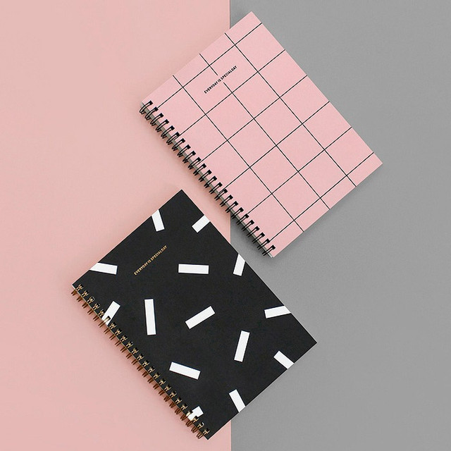 BNTP Pocket spiral lined and grid notebook