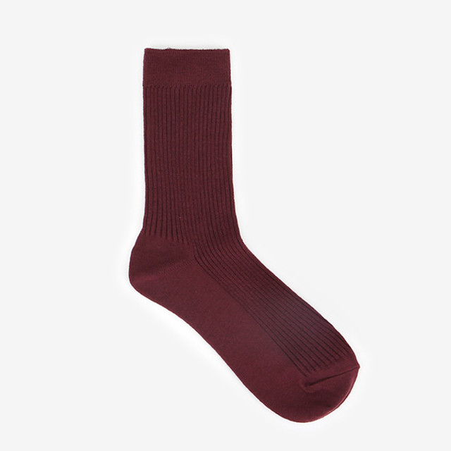 Dailylike Comfortable yours for life daily socks - Burgundy