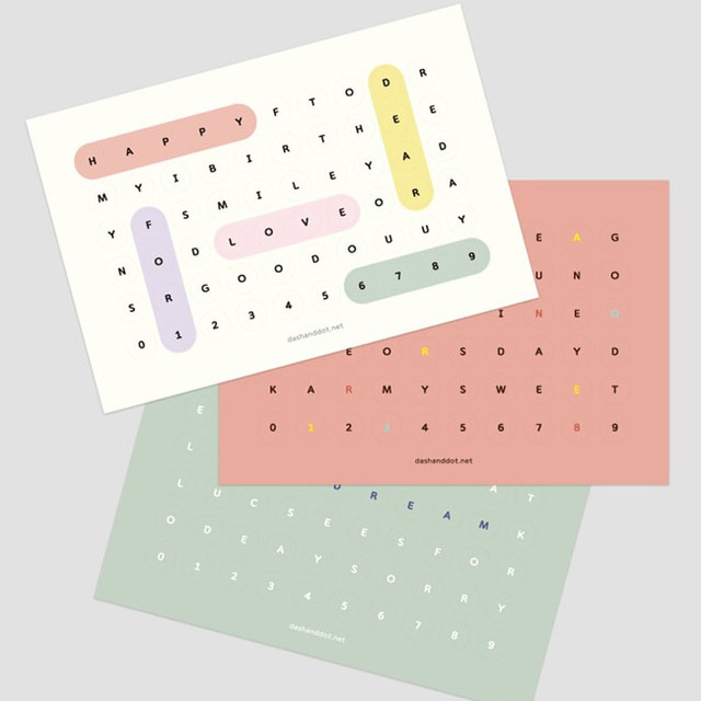 Bingo alphabet message sticker Bingo alphabet message sticker