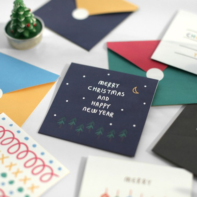 2NUL Christmas folded messages card set 2NUL Christmas folded messages card set