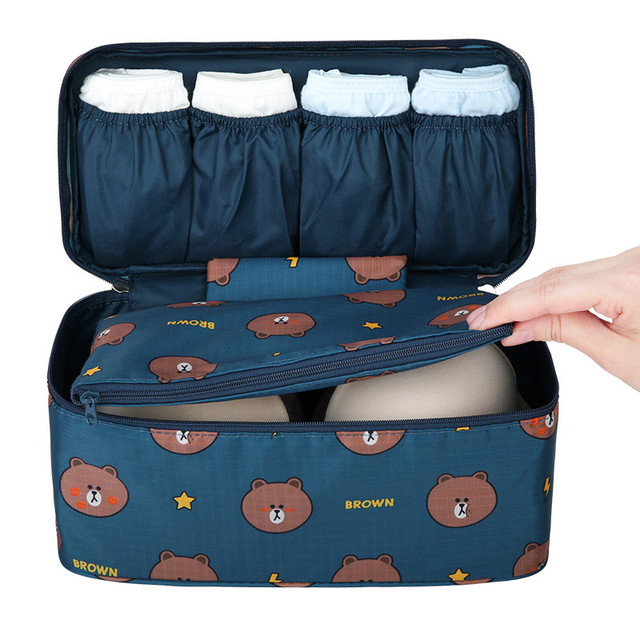 Detachable pouch - Line friends travel underwear pouch organizer