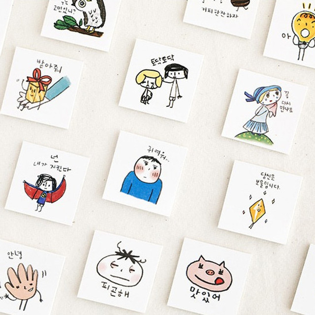 Livework Todac Todac message paper deco sticker set Livework Todac Todac message paper deco sticker set