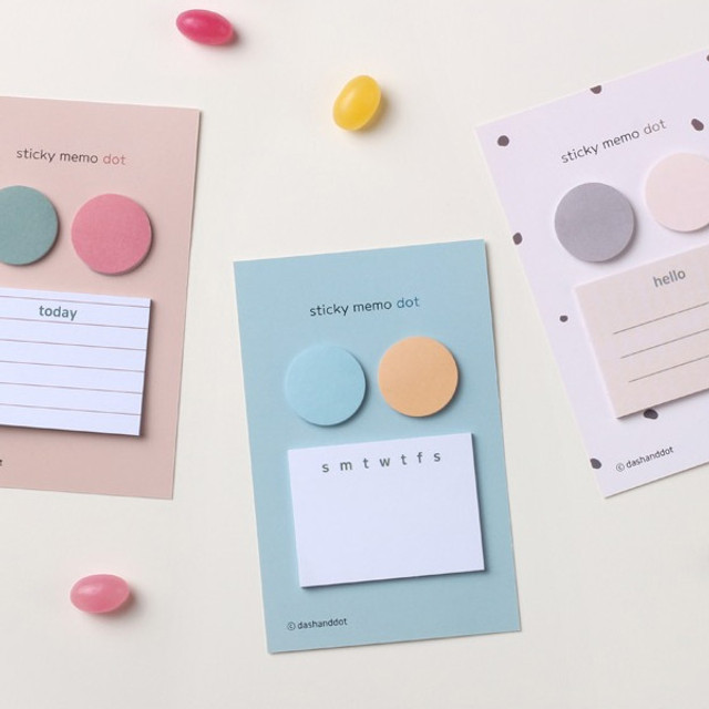 Dash and Dot Dots and angle memo notes sticky notepad Dash and Dot Dots and angle memo notes sticky notepad