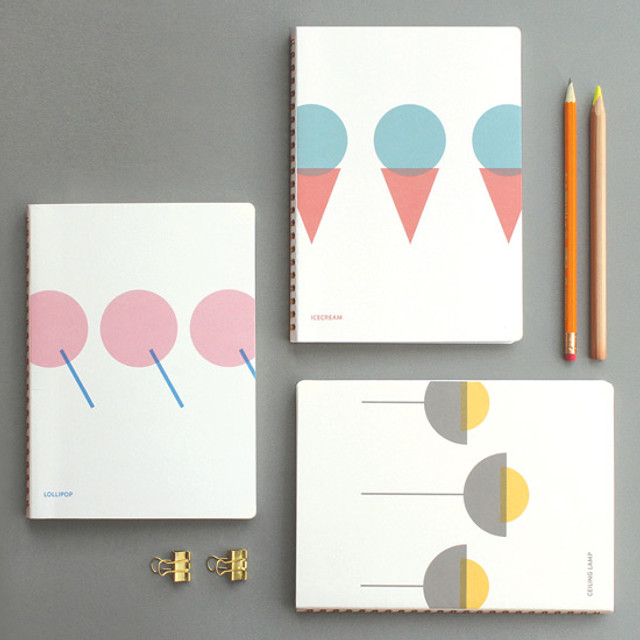 designlab kki Combination spiral large lined blank notebook designlab kki Combination spiral large lined blank notebook
