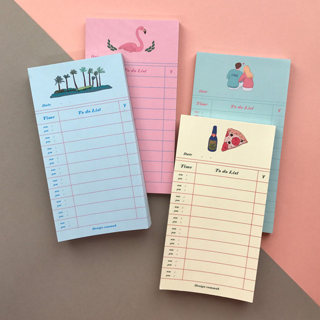 CommaB illustration to do list notepad CommaB illustration to do list notepad