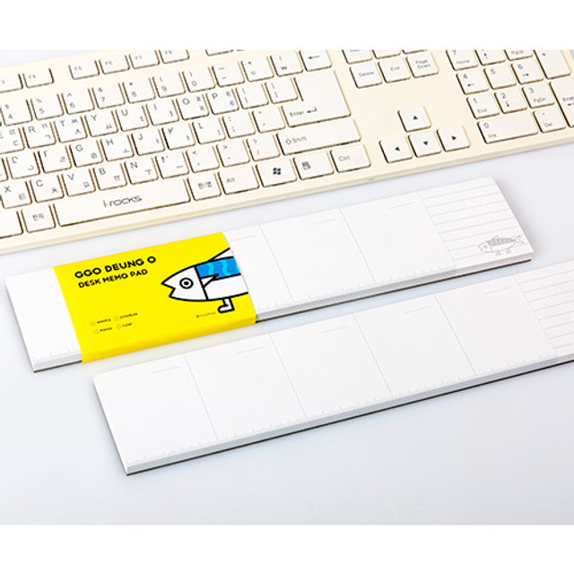 Ggo deung o weekly desk notepad Ggo deung o weekly desk notepad