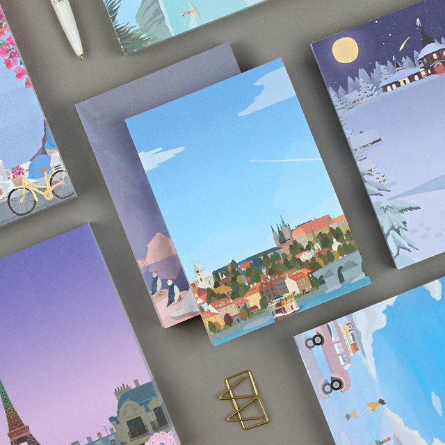 The Bon Bon Jour trois fois heureux memo notepad ver2 The Bon Bon Jour trois fois heureux memo notepad ver2