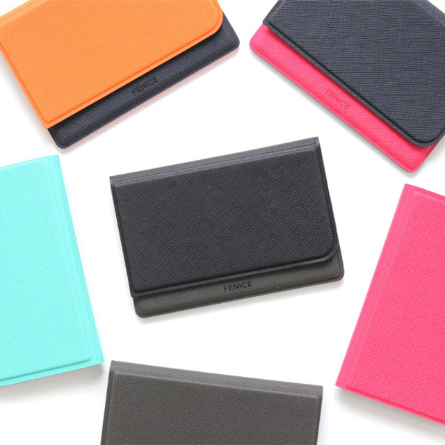 Fenice Premium business PU cover card case pocket Fenice Premium business PU cover card case pocket