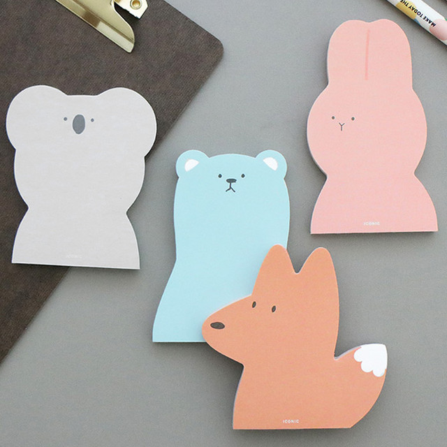 ICONIC Animal 60 sheets memo writing notepad ICONIC Animal 60 sheets memo writing notepad
