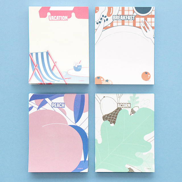 ICONIC Retro 80 sheets memo writing notepad ICONIC Retro 80 sheets memo writing notepad