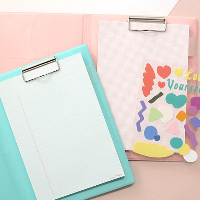PLEPLE Memo days A5 size foldover clipboard set PLEPLE Memo days A5 size foldover clipboard set