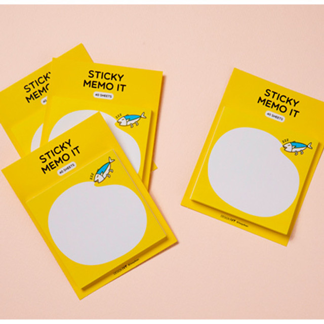 DESIGN IVY Ggo deung o sticky notes memo pad DESIGN IVY Ggo deung o sticky notes memo pad