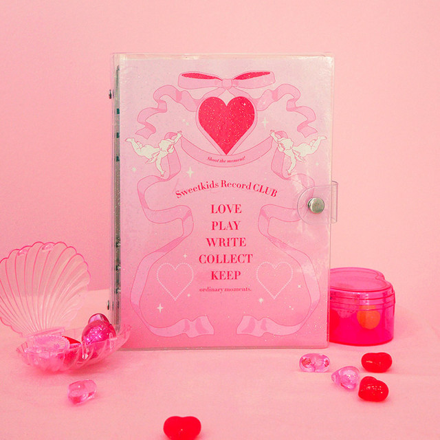 After The Rain Heart room 6-ring dateless monthly planner
