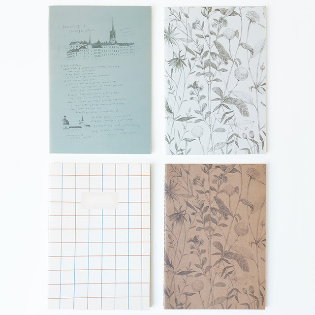 O-CHECK Bonne Pensee A5 size medium lined notebook O-CHECK Bonne Pensee A5 size medium lined notebook