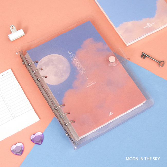 Moon in the sky - Second Mansion Piece of You A5 6-ring dateless weekly diary