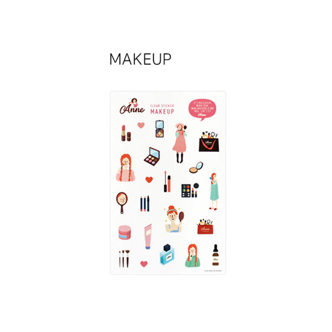 Makeup - Bookfriends Anne of green gables deco clear sticker