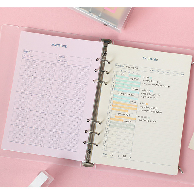 Usage example - PAPERIAN Make a memo 6-ring A5 size planner notebook refill
