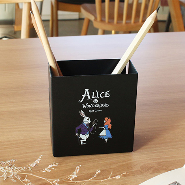 Alice in wonderland - Bookfriends World literature steel pencil cup pen holder
