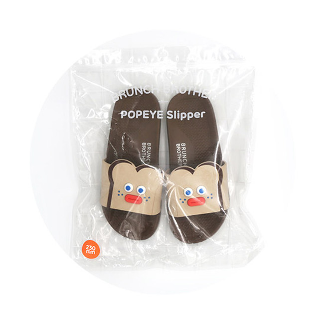 Package - ROMANE Brunch Brother popeye toast slide slipper sandal