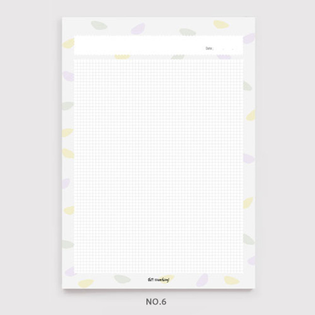 No.6 - Oh-ssumthing O-ssum B5 size grid memo notes notepad